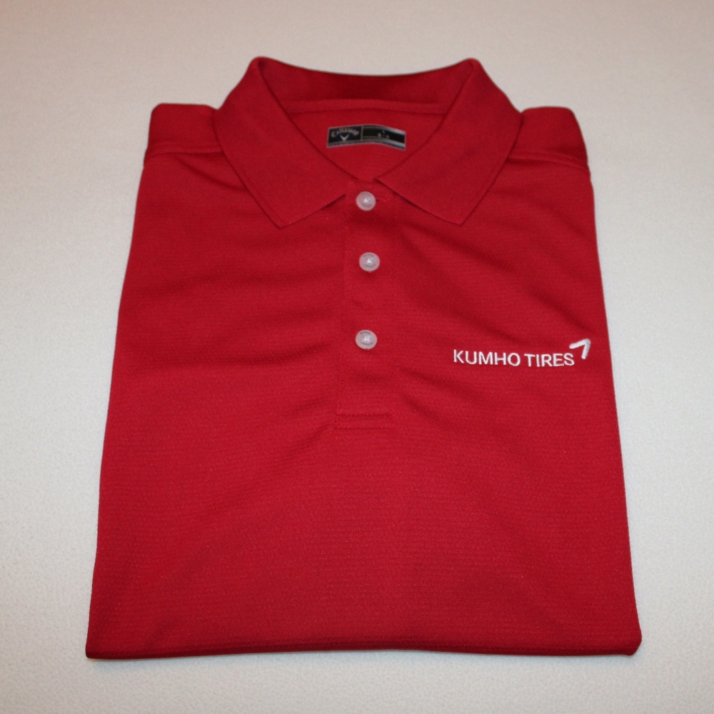 Men's Callaway Golf Shirt with Kumho Tire logo